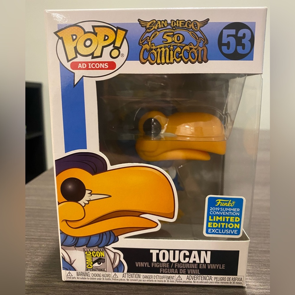 Funko Pop Toucan #53 SDCC 2019 Summer Convention Exclusive
